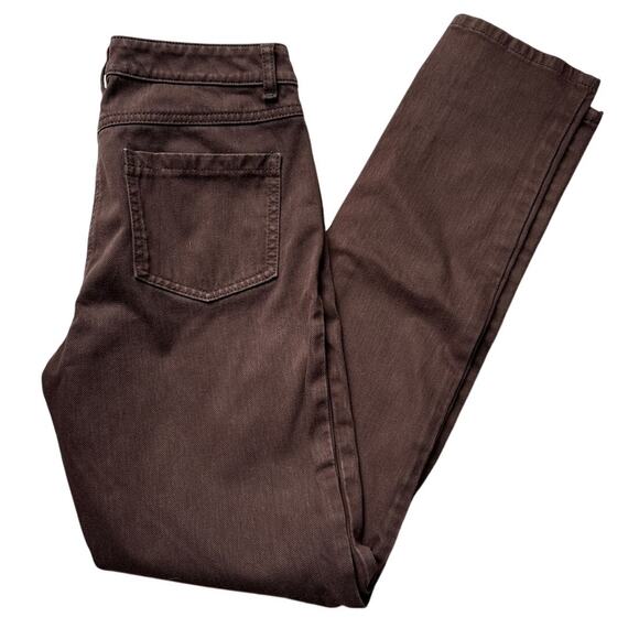 Women’s J. McLaughlin Brown Pants Flat Front Trousers Preppy Classic Size 6 - Picture 4 of 5